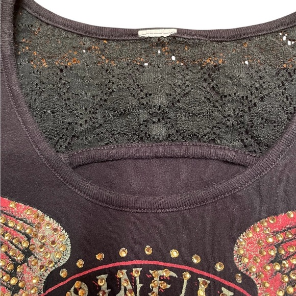 Sinful Celestina T-Shirt - Black Size XS - Picture 9 of 10